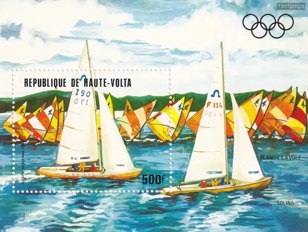 Upper Volta 1983 Airmail - Olympic Games - Los Angeles, USA, Sailing Ships (ss/v1). MNH(**) Upper Volta 1983 Airmail - Olympic Games - Los Angeles, USA, Sailing Ships (ss/v1). MNH(**)