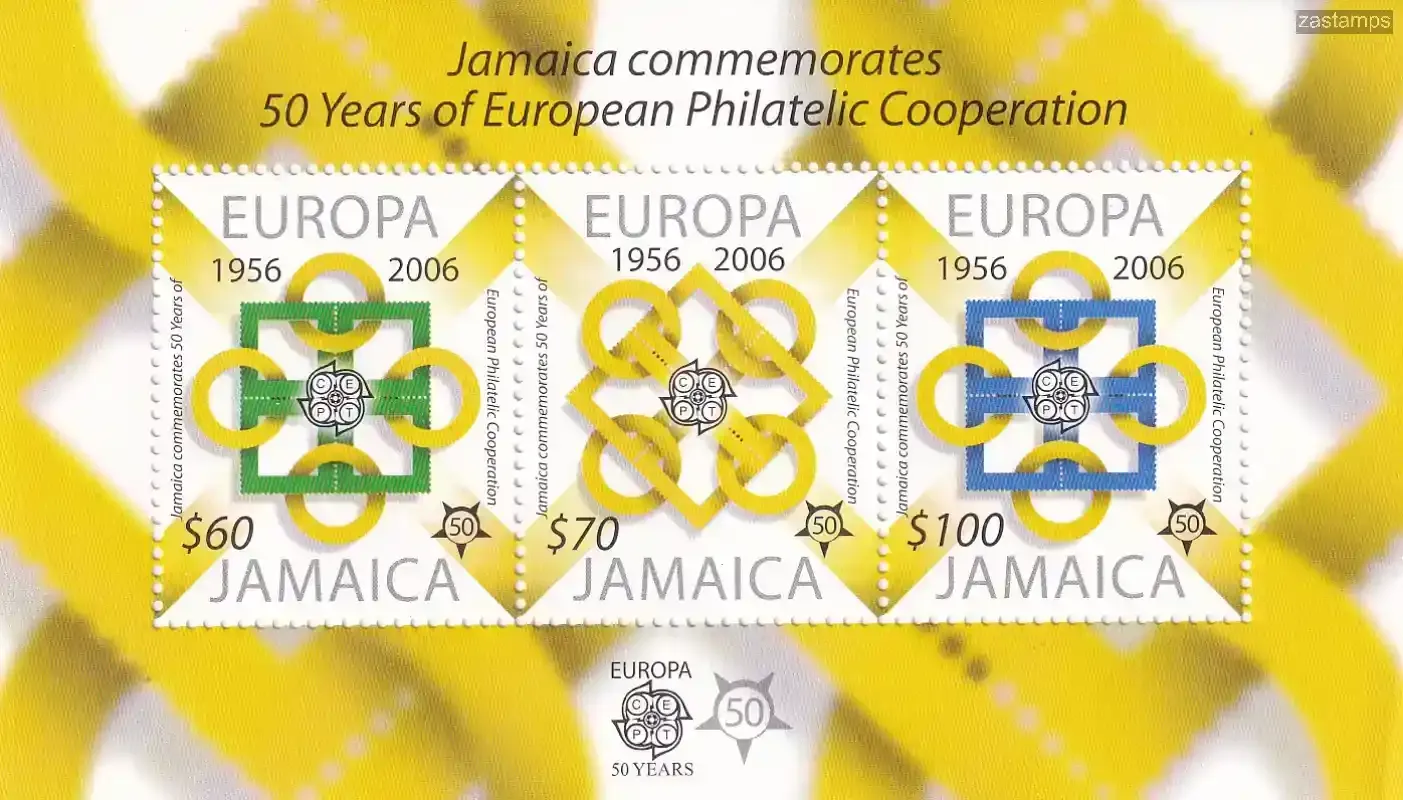 Jamaica 2005 Anniv of the Philatelic Cooperation (ss/v3)-MNH(**) Jamaica 2005 Anniv of the Philatelic Cooperation (ss/v3)-MNH(**)