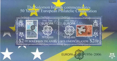 Solomon Islands 2005 Anniv (2006) of the First EUROPA Stamps (ss/v2). MNH(**) Solomon Islands 2005 Anniv (2006) of the First EUROPA Stamps (ss/v2). MNH(**)