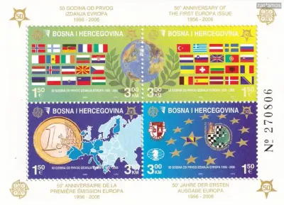 Bosnia-Herzegovina 2005 Anniv of the First EUROPA Stamps. (ss/v1) MNH(**)