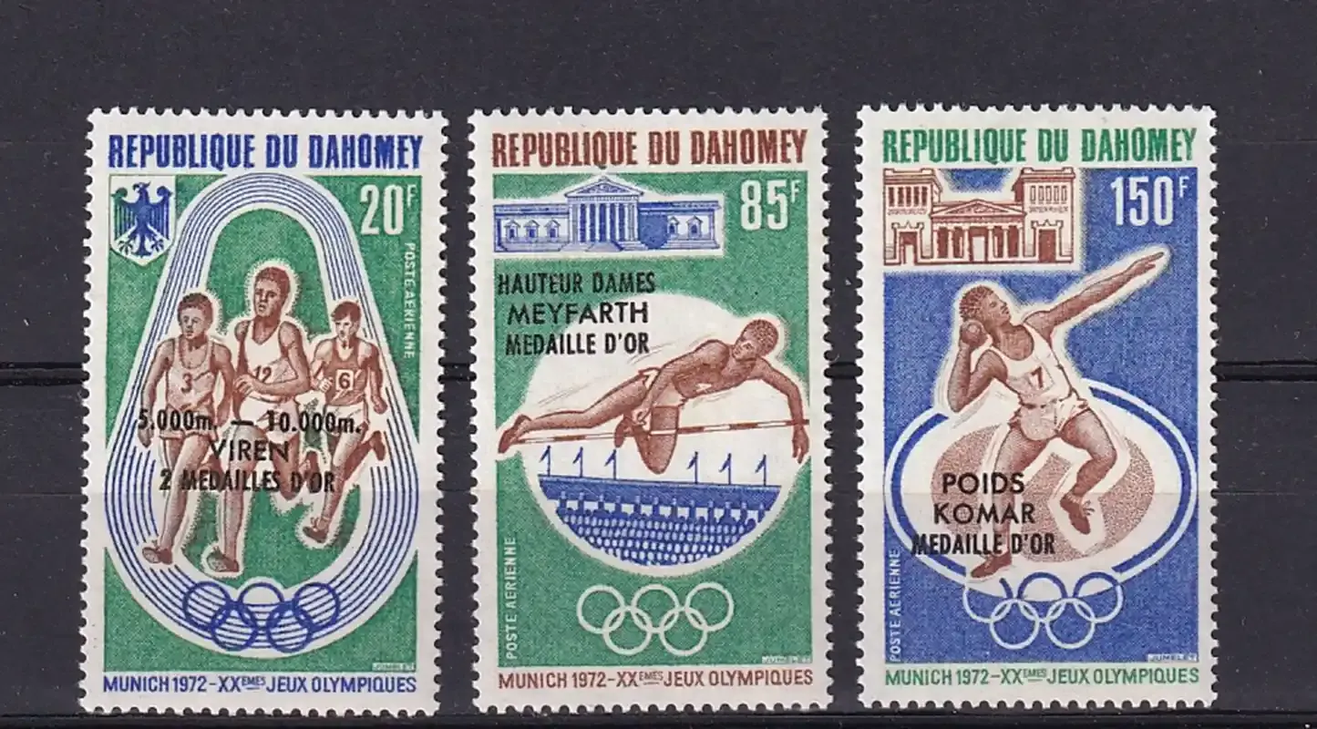Dahomey 1972 Airmail, Olympic Games. MNH(**) Dahomey 1972 Airmail, Olympic Games. MNH(**)