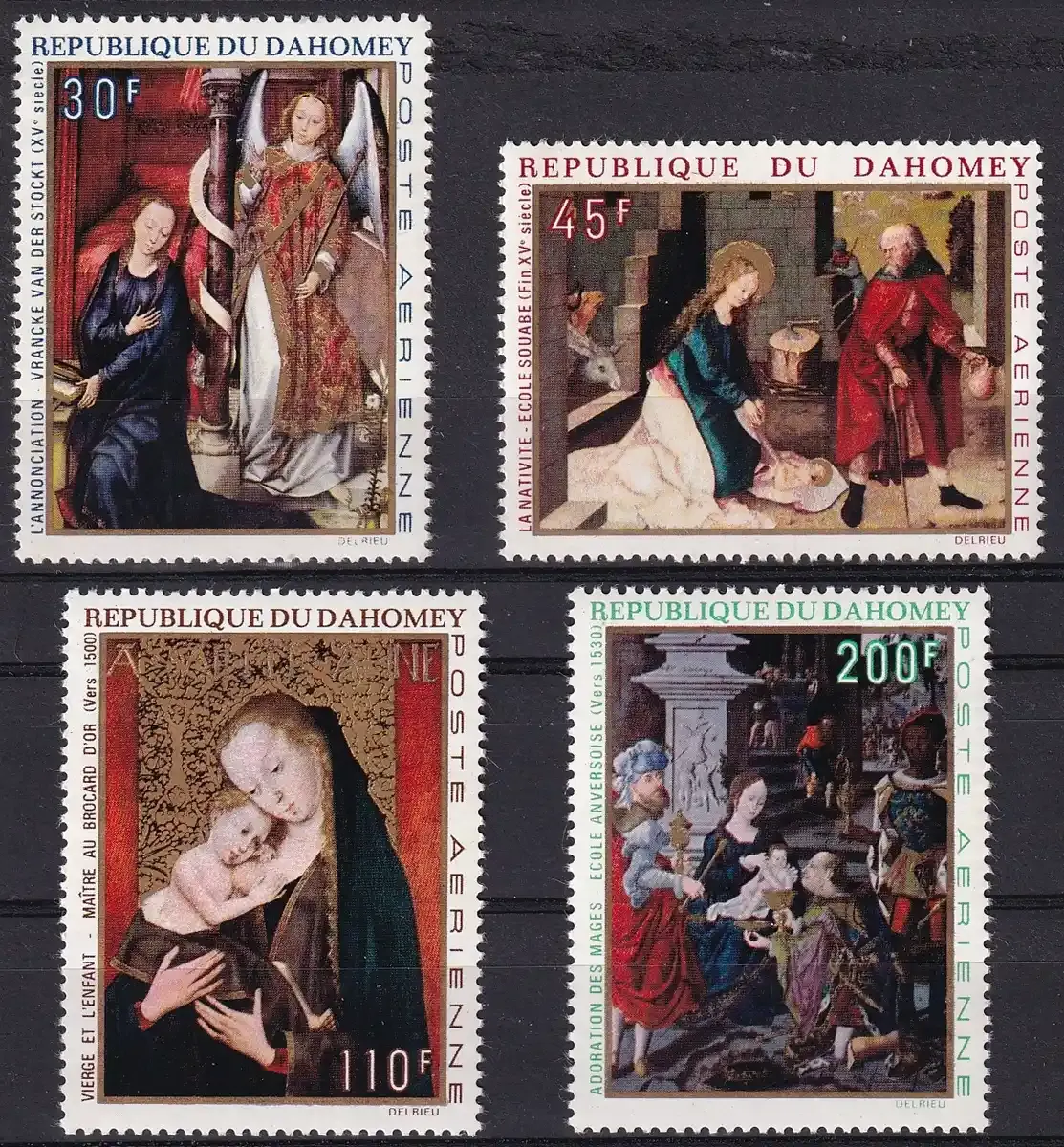 Dahomey 1969 Airmail - Christmas. MNH(**) Dahomey 1969 Airmail - Christmas. MNH(**)