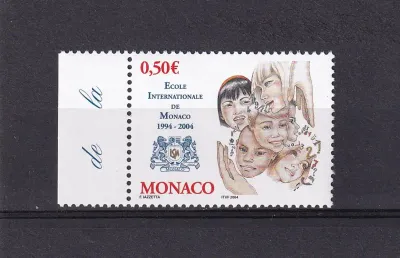 Monaco 2004, 10th Anniversary of the International School of Monaco. MNH (**) Monaco 2004, 10th Anniversary of the International School of Monaco. MNH (**)