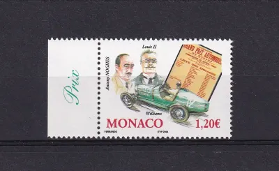 Monaco 2004, 75th Anniversary of the Monaco Grand Prix. MNH (**) Monaco 2004, 75th Anniversary of the Monaco Grand Prix. MNH (**)