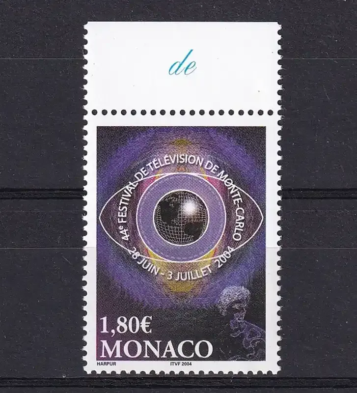 Monaco 2004 Monte Carlo Television Festival. MNH (**) Monaco 2004 Monte Carlo Television Festival. MNH (**)