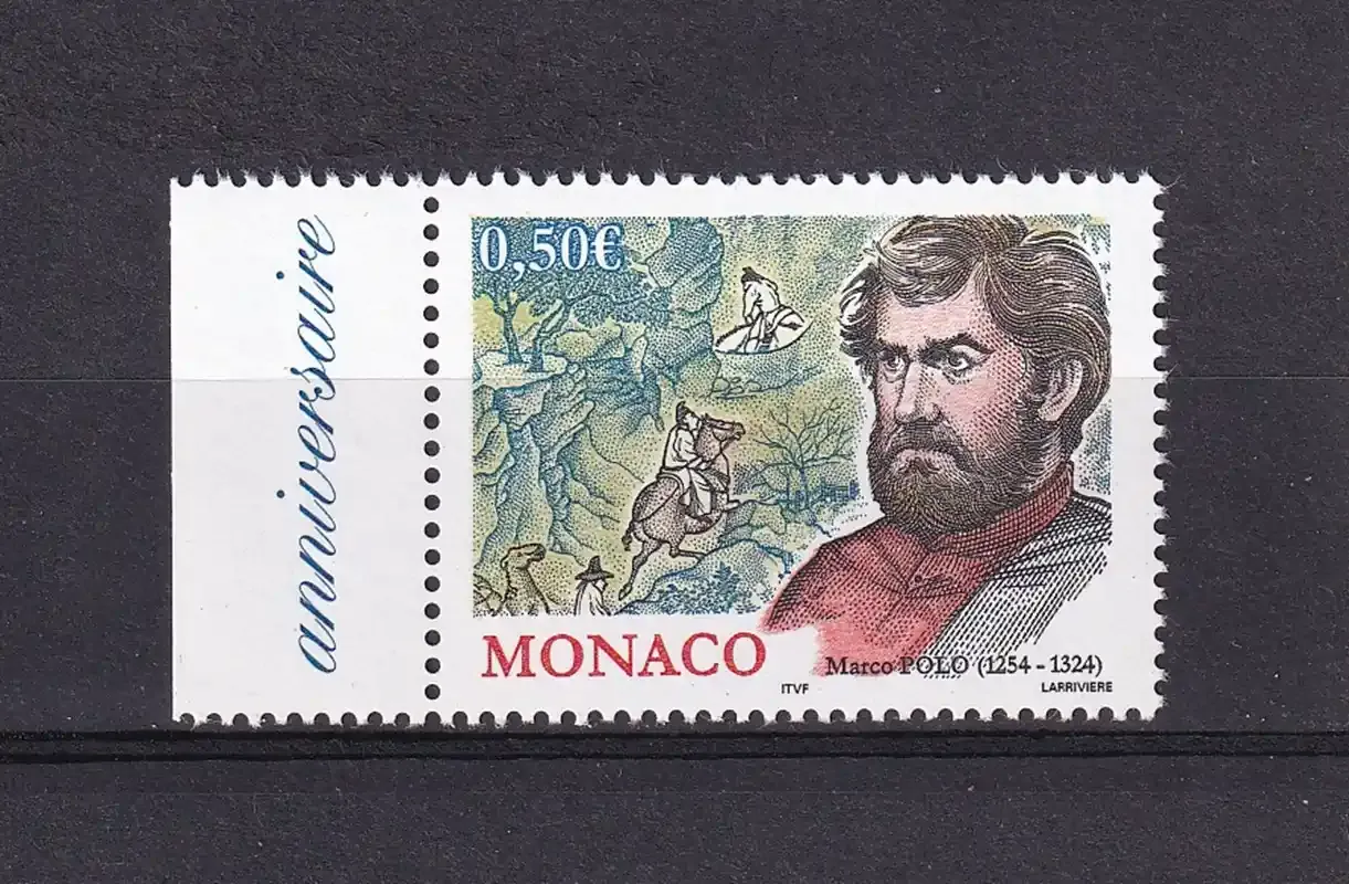 Monaco 2004 The 750th Anniv of the Birth of Marco Polo, 1254-1324. MNH (**) Monaco 2004 The 750th Anniv of the Birth of Marco Polo, 1254-1324. MNH (**)