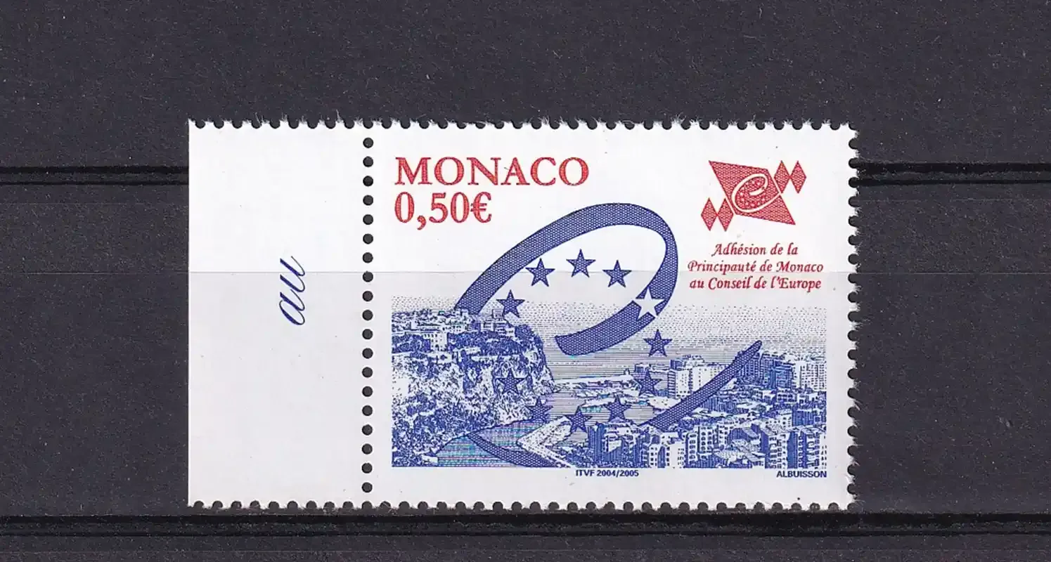 Monaco 2004 Admission of Monaco to the European Council. MNH (**) Monaco 2004 Admission of Monaco to the European Council. MNH (**)