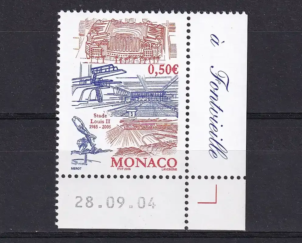 Monaco 2004 Stadium Louis II, Monaco MNH (**) Monaco 2004 Stadium Louis II, Monaco MNH (**)
