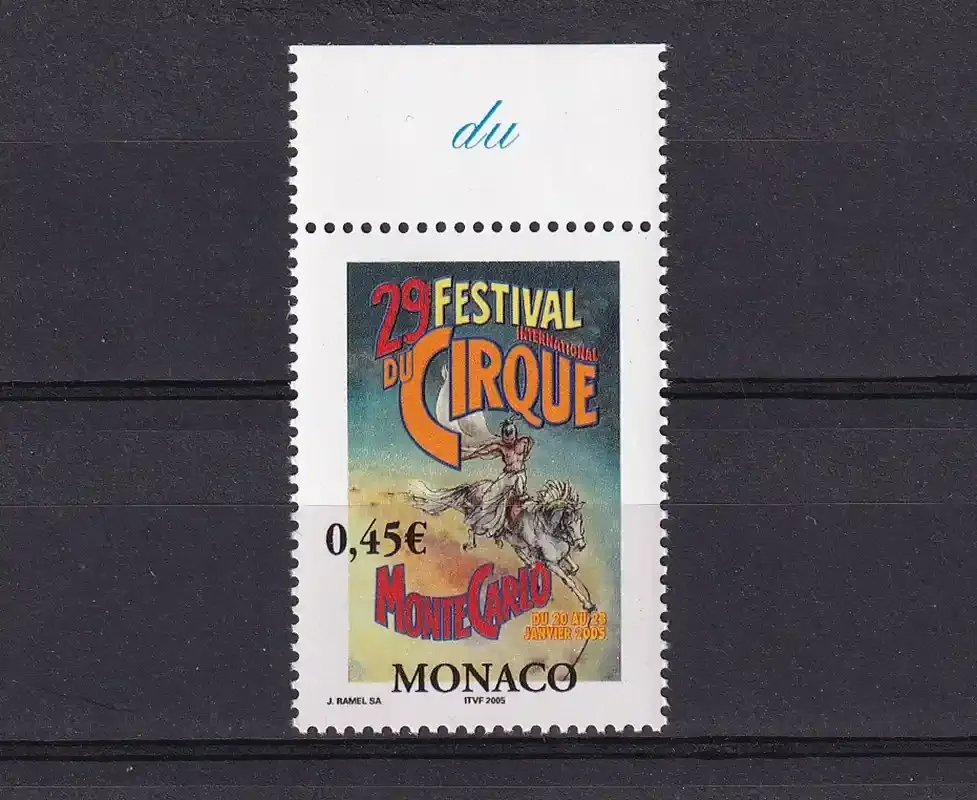 Monaco 2004 The 29th Int Circus Festival, Monte Carlo 2005 MNH (**) Monaco 2004 The 29th Int Circus Festival, Monte Carlo 2005 MNH (**)