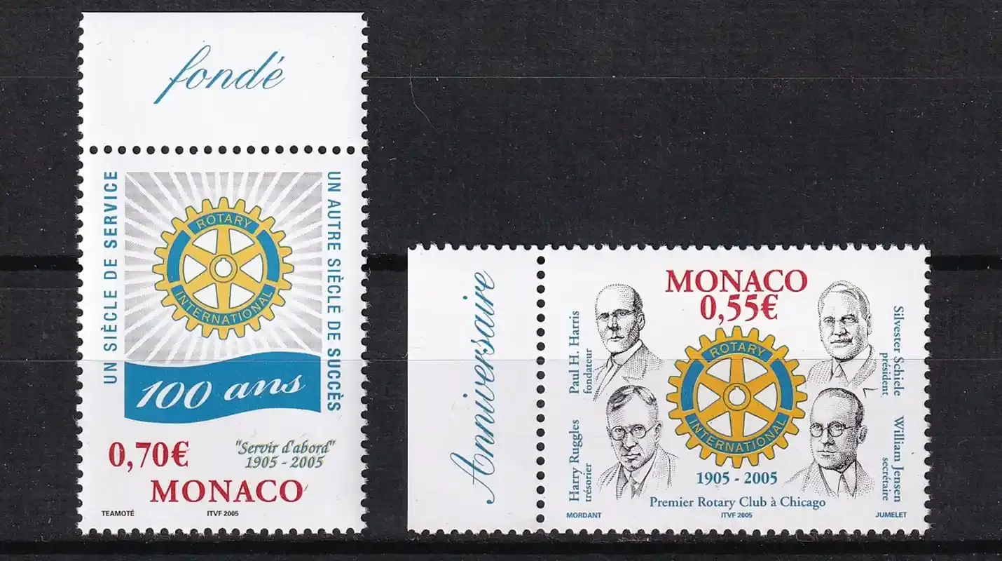 Monaco 2005 The 100th Anniversary of the Rotary International-MNH(**)