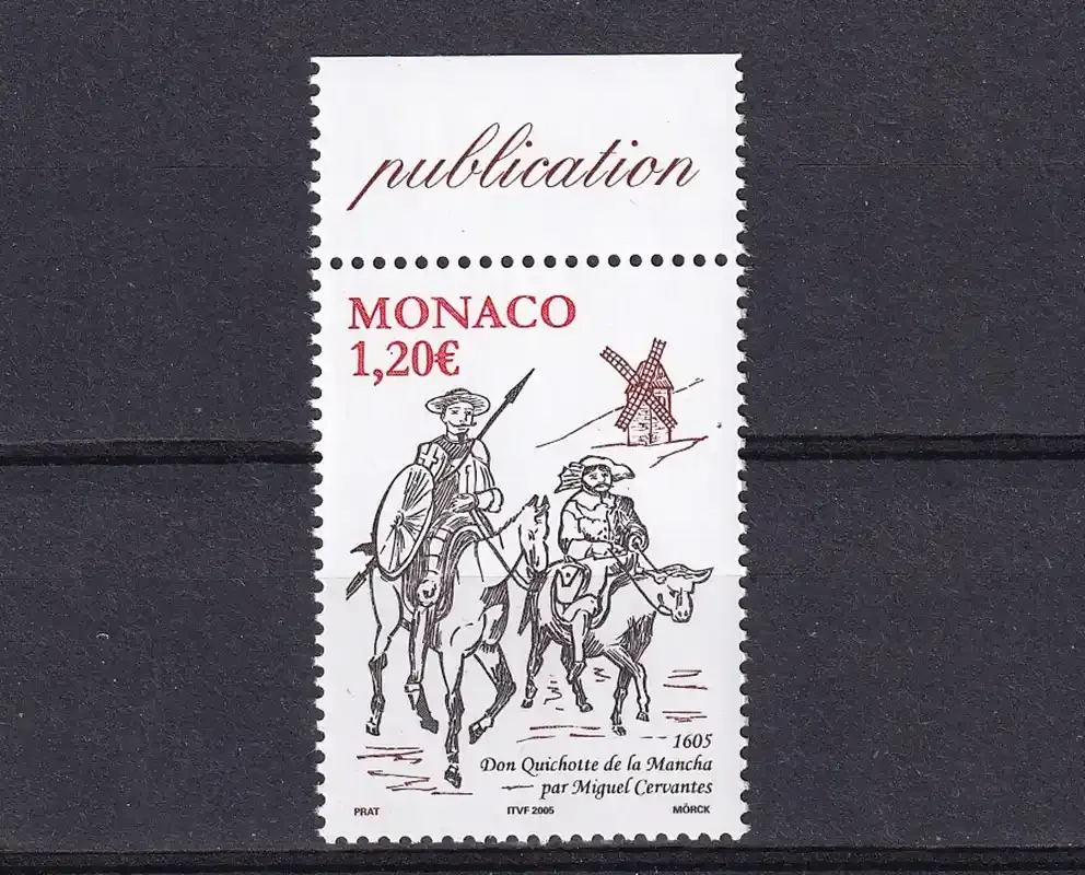 Monaco 2004, 400 Years of Novel "Don Quixote-MNH(**) Monaco 2004, 400 Years of Novel "Don Quixote-MNH(**)
