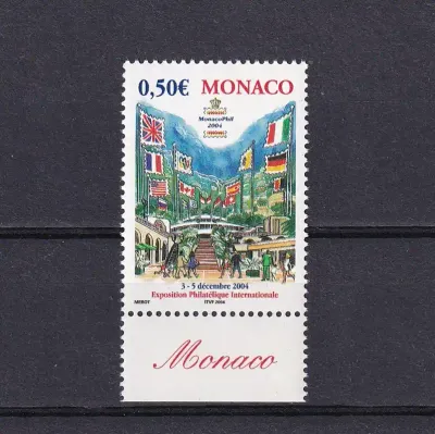 Monaco 2003 Int Stamp Exhibition MONACOPHIL '04. MNH (**) Monaco 2003 Int Stamp Exhibition MONACOPHIL '04. MNH (**)