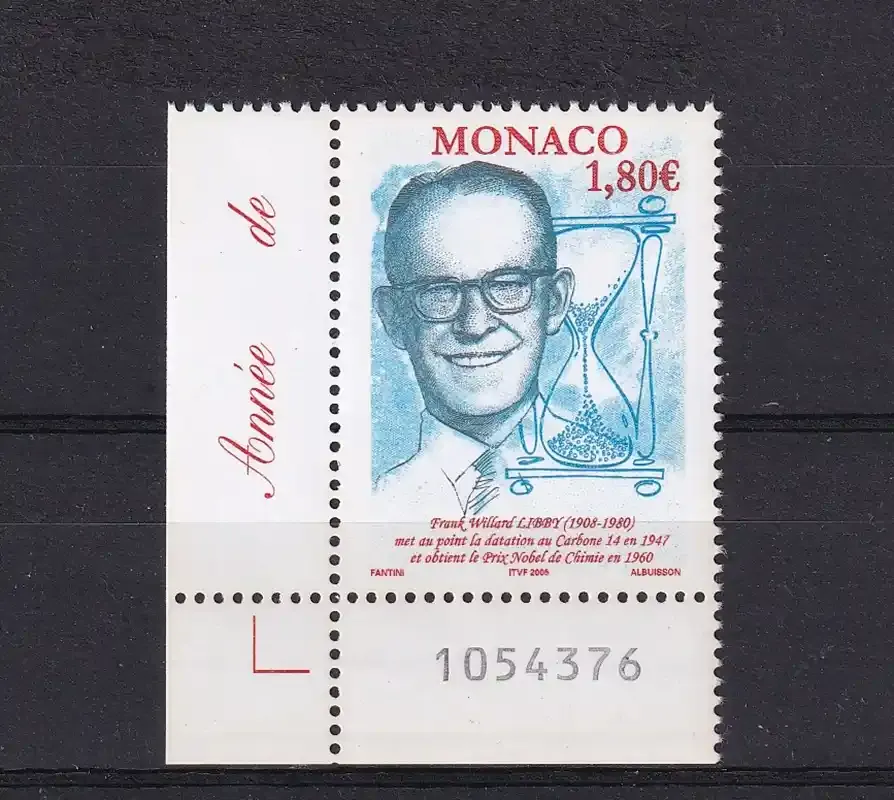 Monaco 2004, Willard Frank Libby-MNH(**) Monaco 2004, Willard Frank Libby-MNH(**)