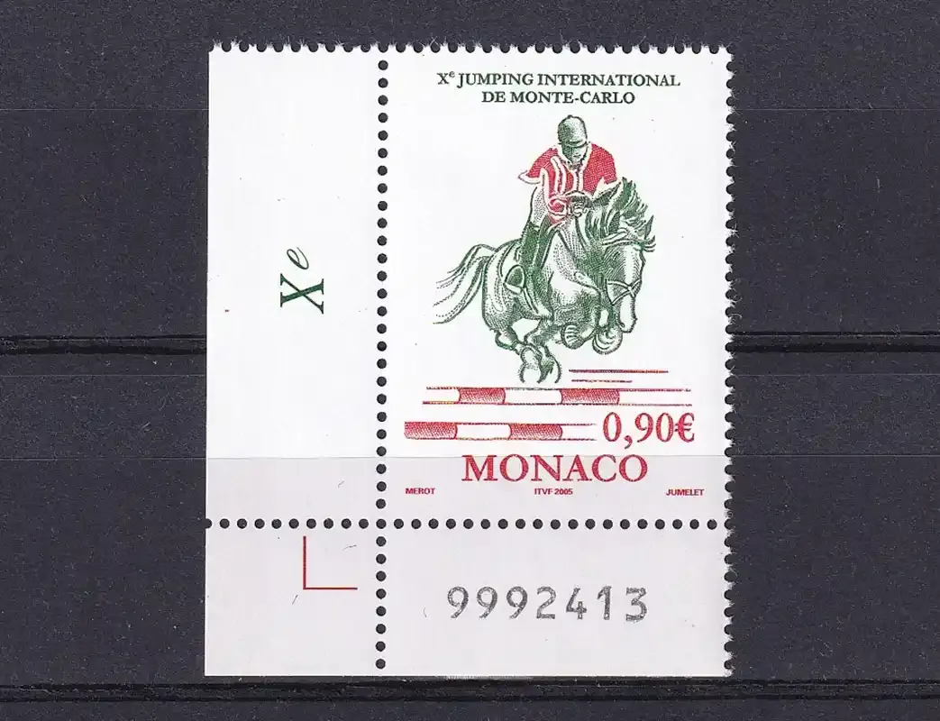 Monaco 2005, Intl show jumping tournament of Monte Carlo-MNH(**) Monaco 2005, Intl show jumping tournament of Monte Carlo-MNH(**)