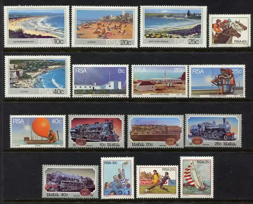 South Africa 1983, Set of stamps. MNH(**) South Africa 1983, Set of stamps. MNH(**)