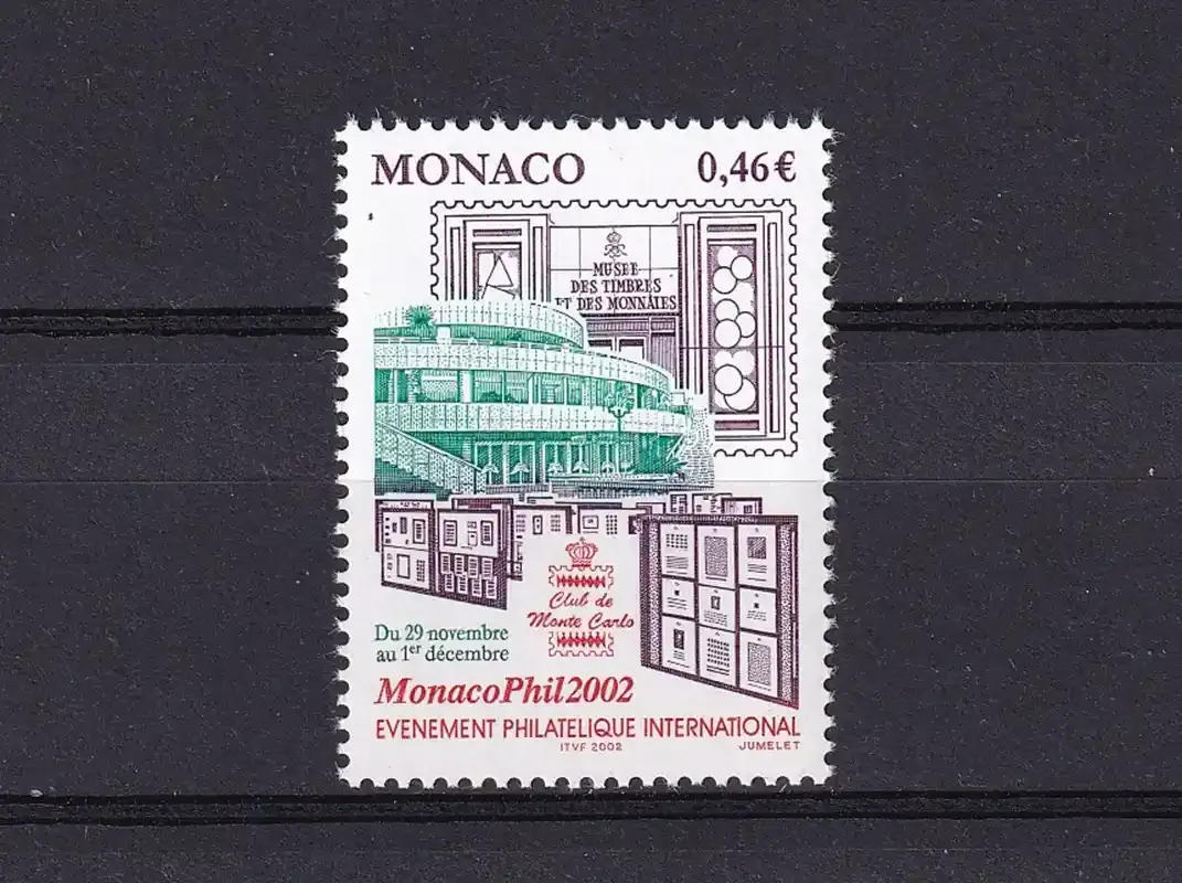 Monaco 2002 International Stamp Exhibition MONACOPHIL 2002-MNH(**) Monaco 2002 International Stamp Exhibition MONACOPHIL 2002-MNH(**)
