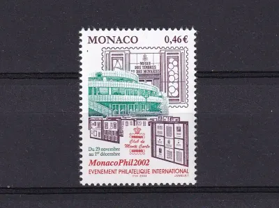 Monaco 2002 International Stamp Exhibition MONACOPHIL 2002-MNH(**) Monaco 2002 International Stamp Exhibition MONACOPHIL 2002-MNH(**)