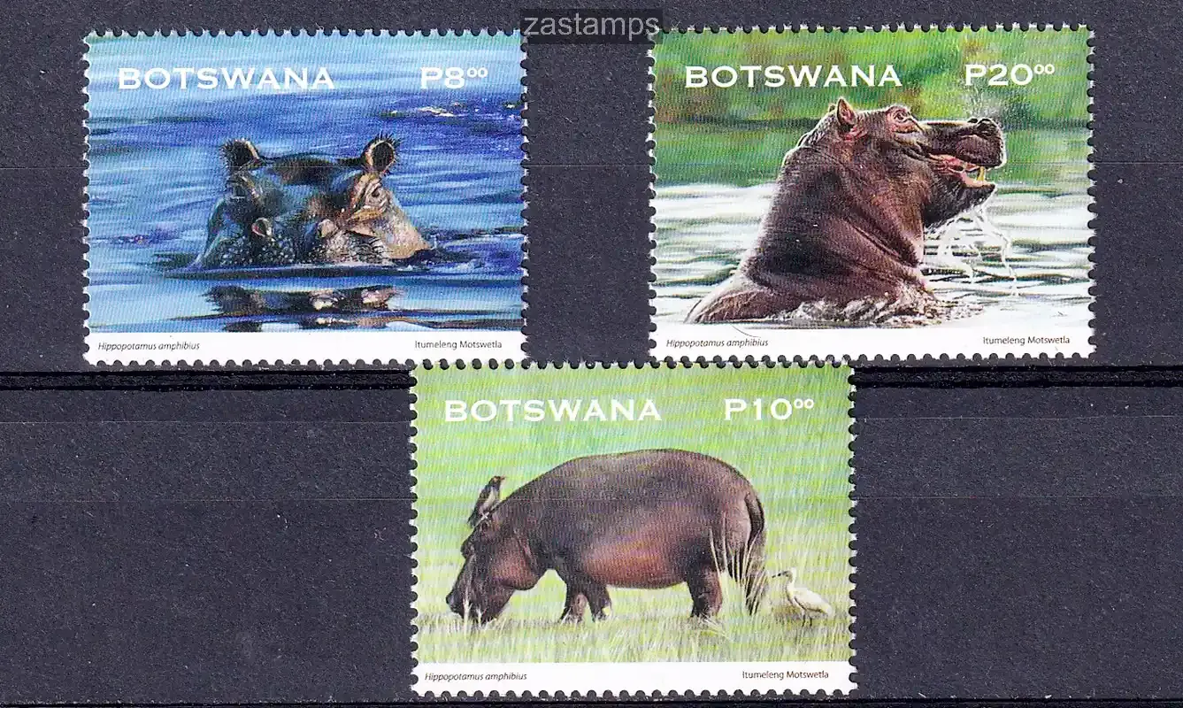 Botswana 2023 Hippopotamus. MNH(**) Botswana 2023 Hippopotamus. MNH(**)