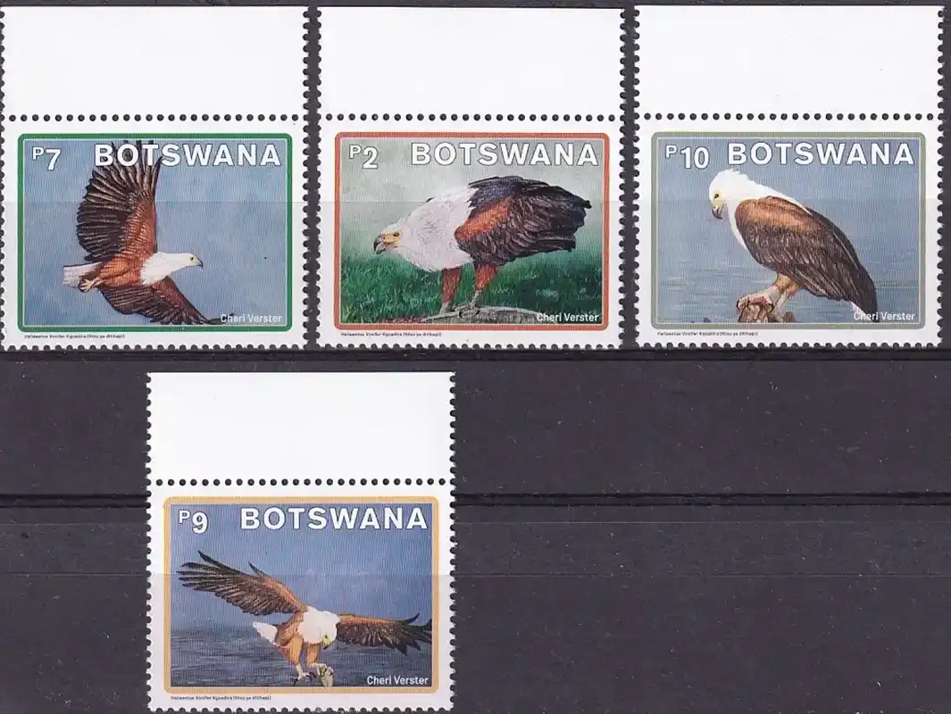 Botswana 2021 Birds - The Fish Eagle in Botswana. MNH(**)