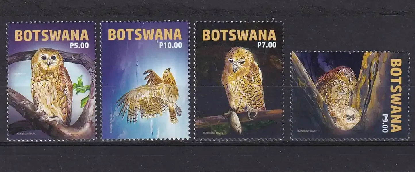 Botswana 2022 Pel's Fishing Owl. MNH(**)
