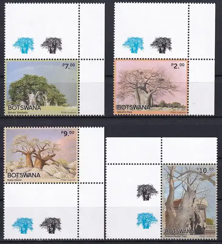 Botswana 2022 Baobabs in Botswana. MNH(**) Botswana 2022 Baobabs in Botswana. MNH(**)