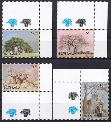 Botswana 2022 Baobabs in Botswana. MNH(**)