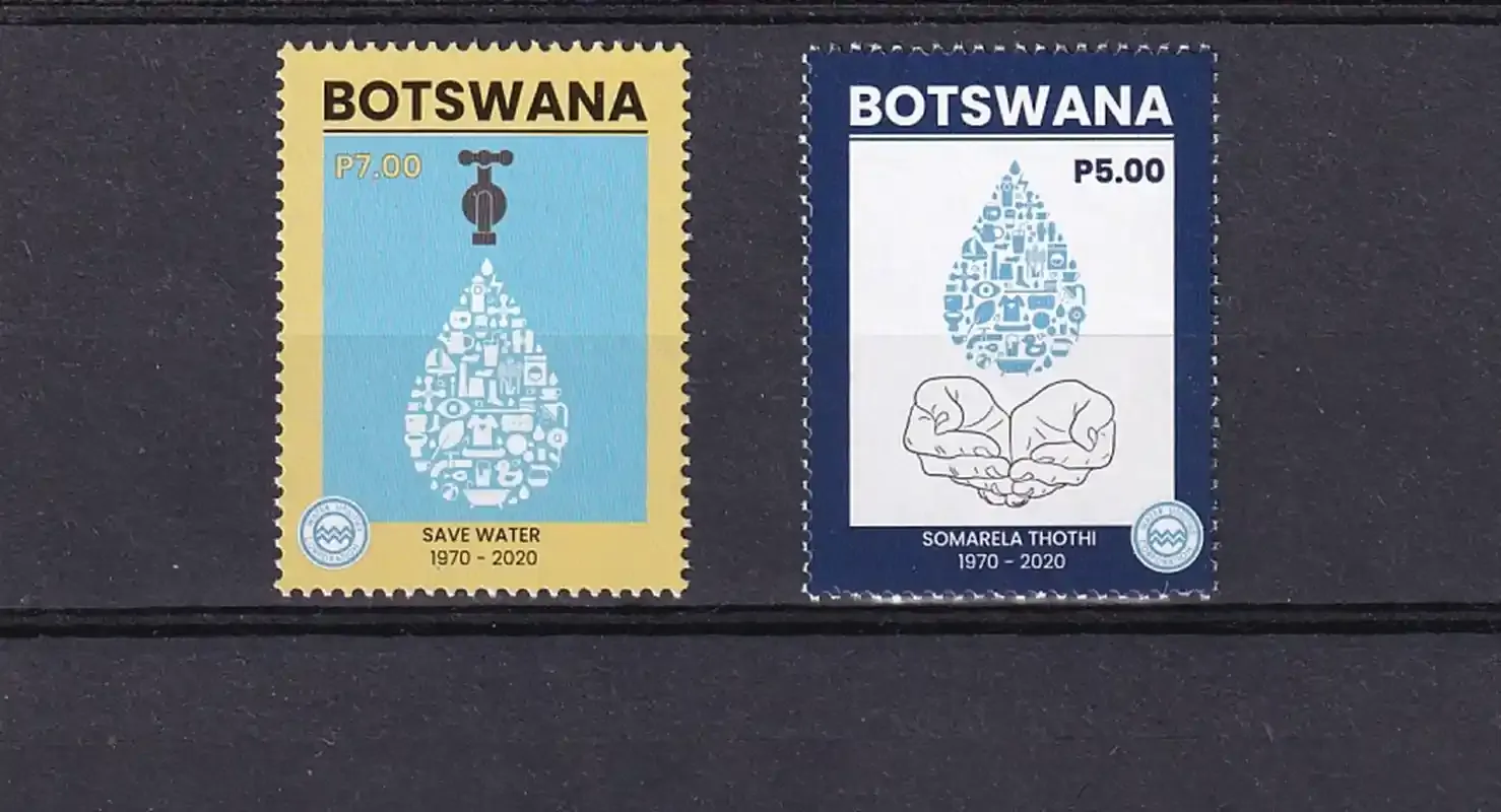Botswana 2020 Water Conservation. MNH(**) Botswana 2020 Water Conservation. MNH(**)