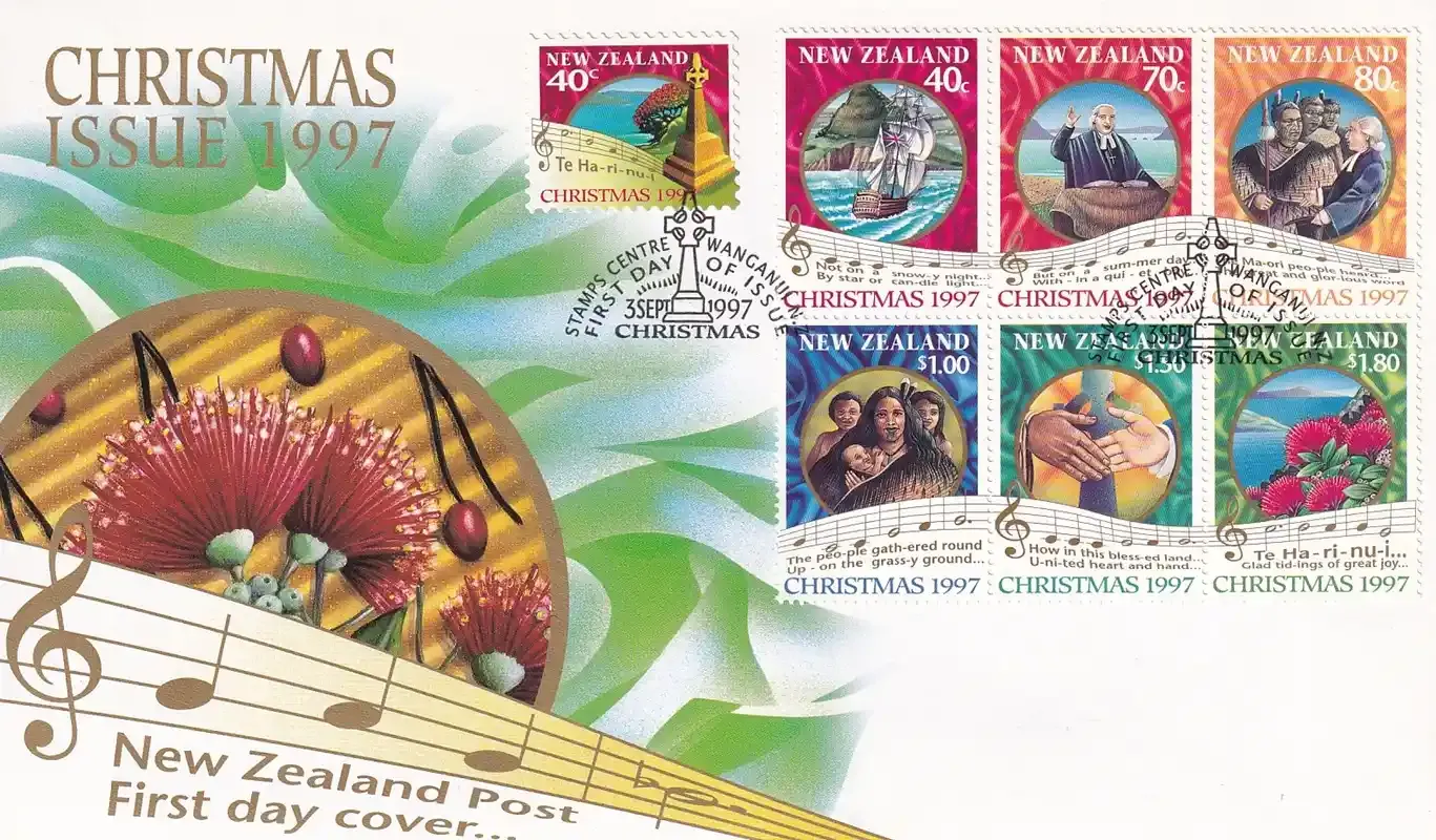 New Zealand 1997 Christmas. FDC New Zealand 1997 Christmas. FDC