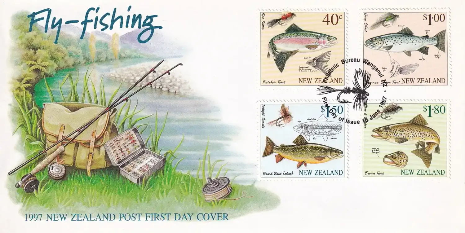 New Zealand 1997 Fly Fishing. FDC New Zealand 1997 Fly Fishing. FDC