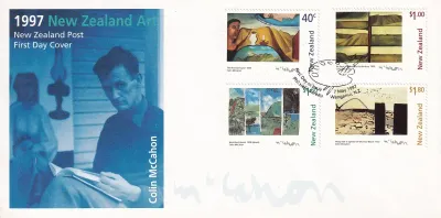 New Zealand 1997 Contemporary Paintings by Colin McCahon. FDC New Zealand 1997 Contemporary Paintings by Colin McCahon. FDC