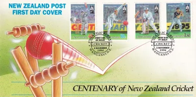 New Zealand 1994 Cricket. FDC New Zealand 1994 Cricket. FDC