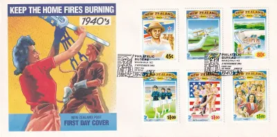 New Zealand 1993 Back to the 1940's FDC New Zealand 1993 Back to the 1940's FDC