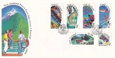 New Zealand 1994 Tourism - Adventure sports. FDC New Zealand 1994 Tourism - Adventure sports. FDC