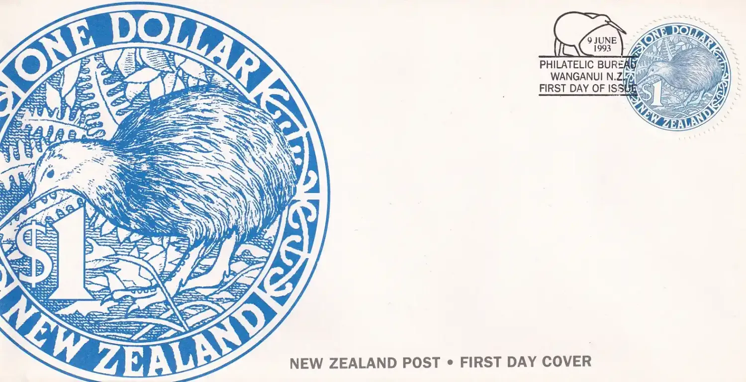 New Zealand 1993 Birds, Kiwi. FDC