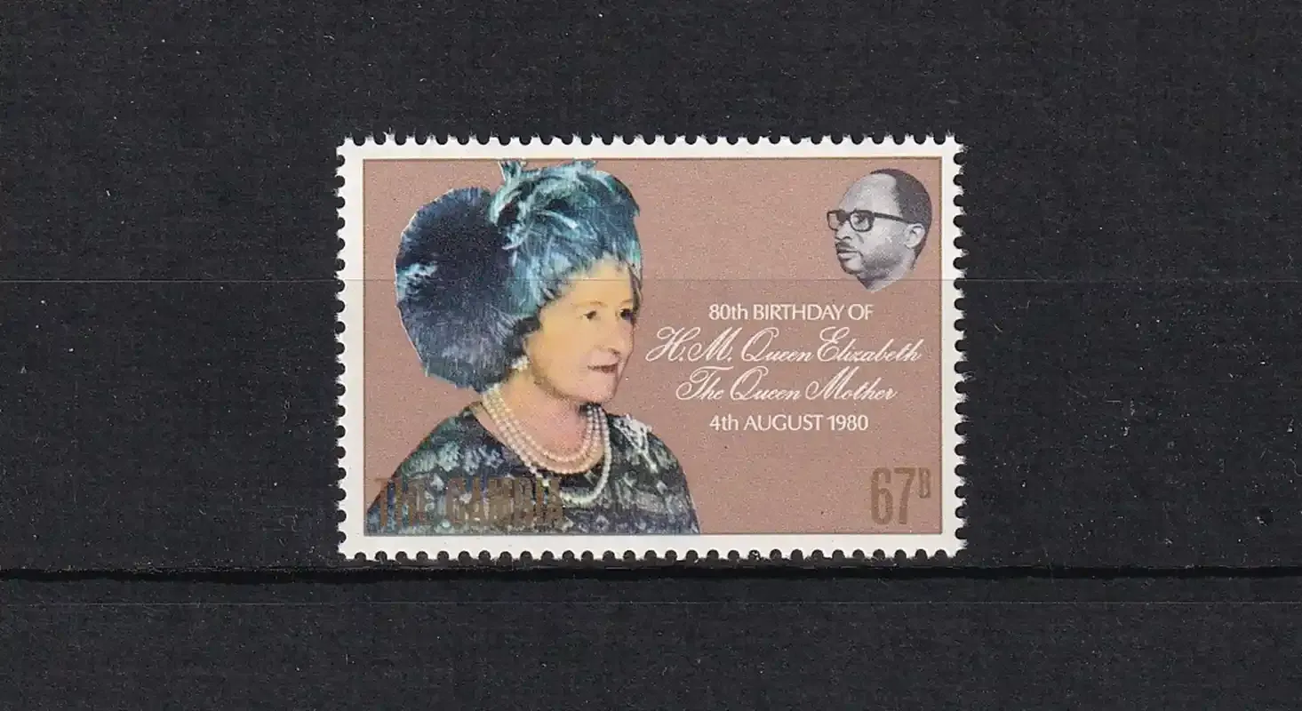 Gambia 1980 The 80th Anniversary of the Birth of Queen Elizabeth The Queen Mother, 1900-2002-MNH(**) Gambia 1980 The 80th Anniversary of the Birth of Queen Elizabeth The Queen Mother, 1900-2002-MNH(**)