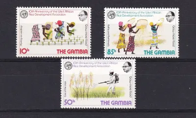 Gambia 1981 Anniv of West African Rice Development Association-MNH(**) Gambia 1981 Anniv of West African Rice Development Association-MNH(**)