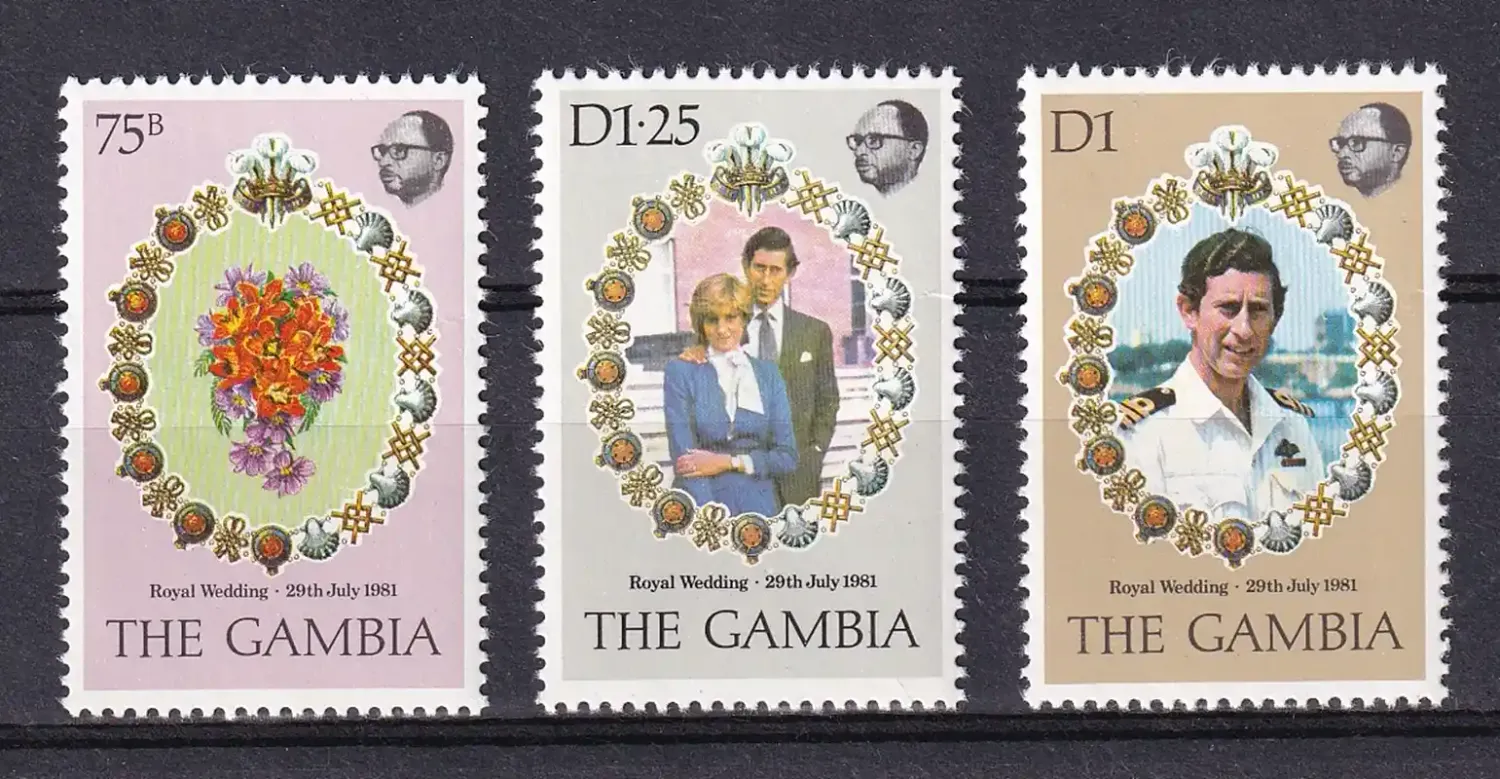 Gambia 1981 Royal Wedding of Prince Charles and Lady Diana Spencer-MNH(**)