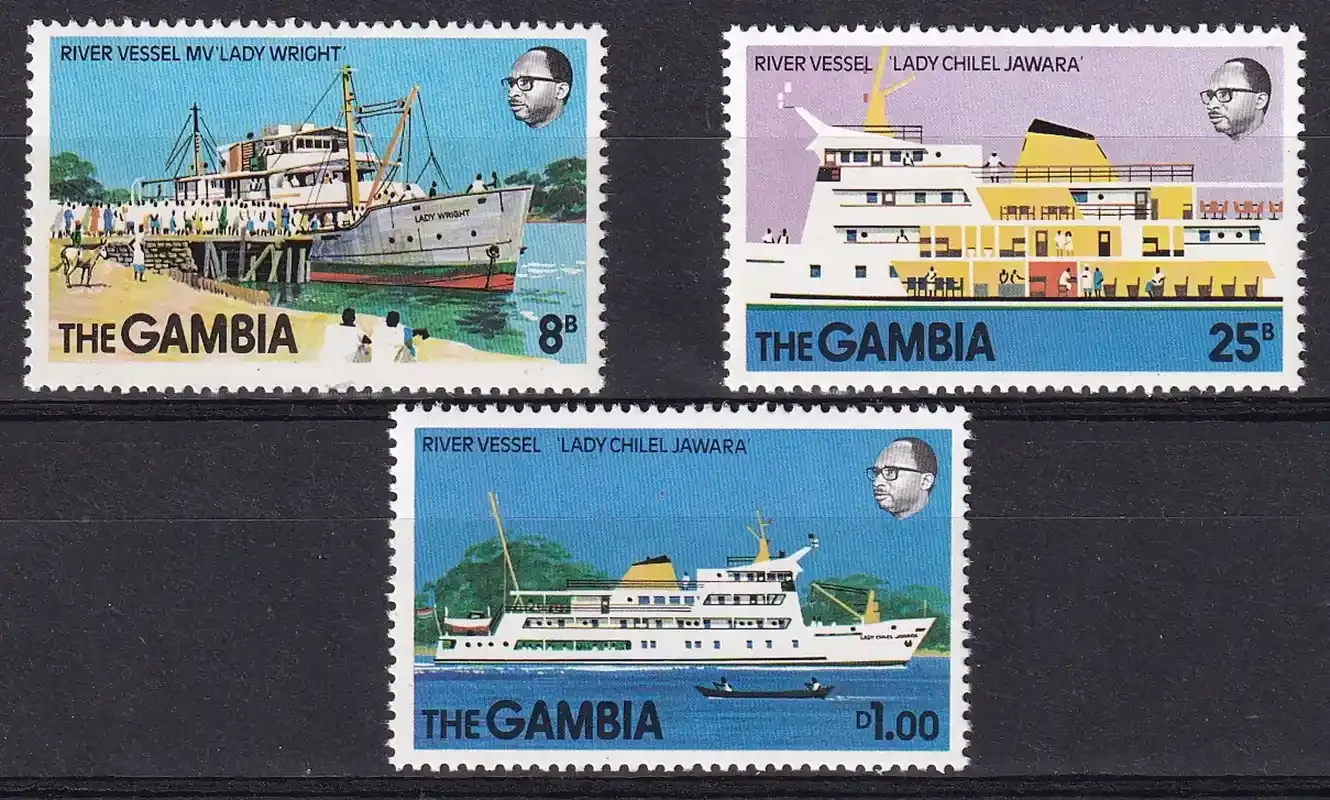 Gambia 1978 River Ships-MNH(**)