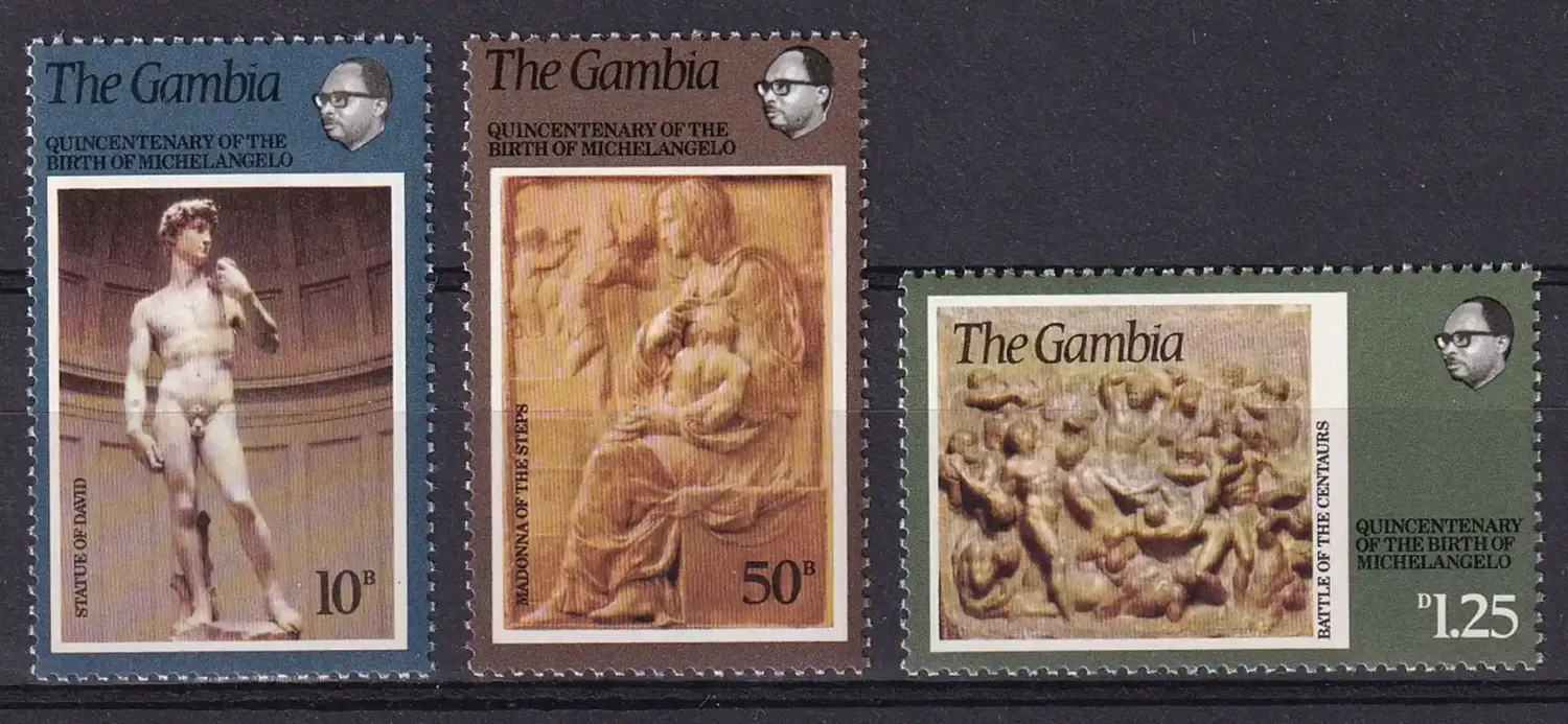 Gambia 1975 Michelangelo/Painter-MNH(**) Gambia 1975 Michelangelo/Painter-MNH(**)