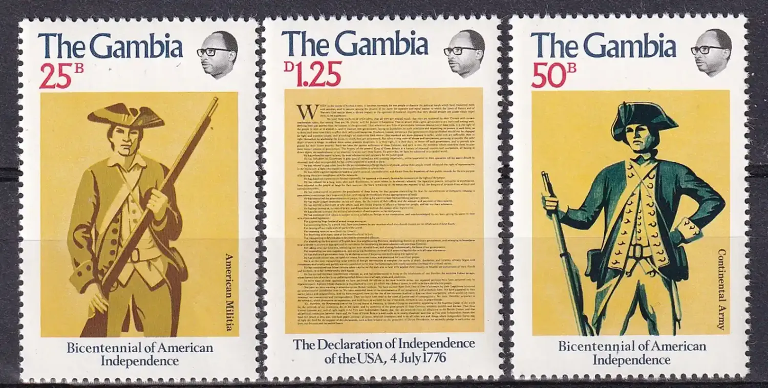 Gambia 1976 American Bicentennial-MNH(**) Gambia 1976 American Bicentennial-MNH(**)