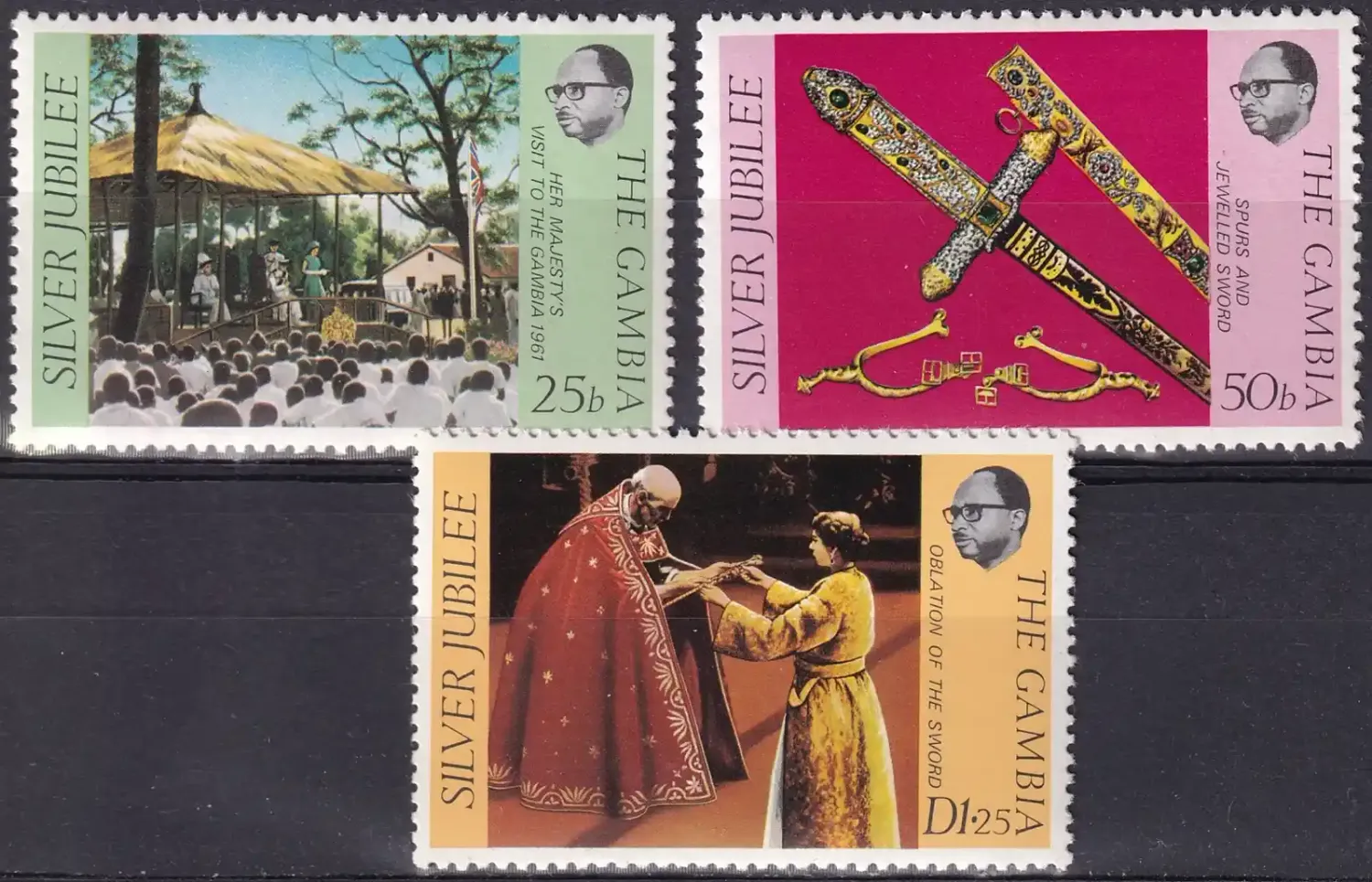 Gambia 1977 QEII Silver Jubilee-MNH(**)
