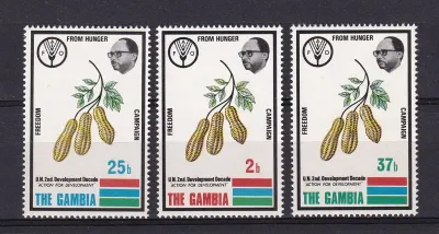 Gambia 1973 Freedom From Hunger-MNH(**)