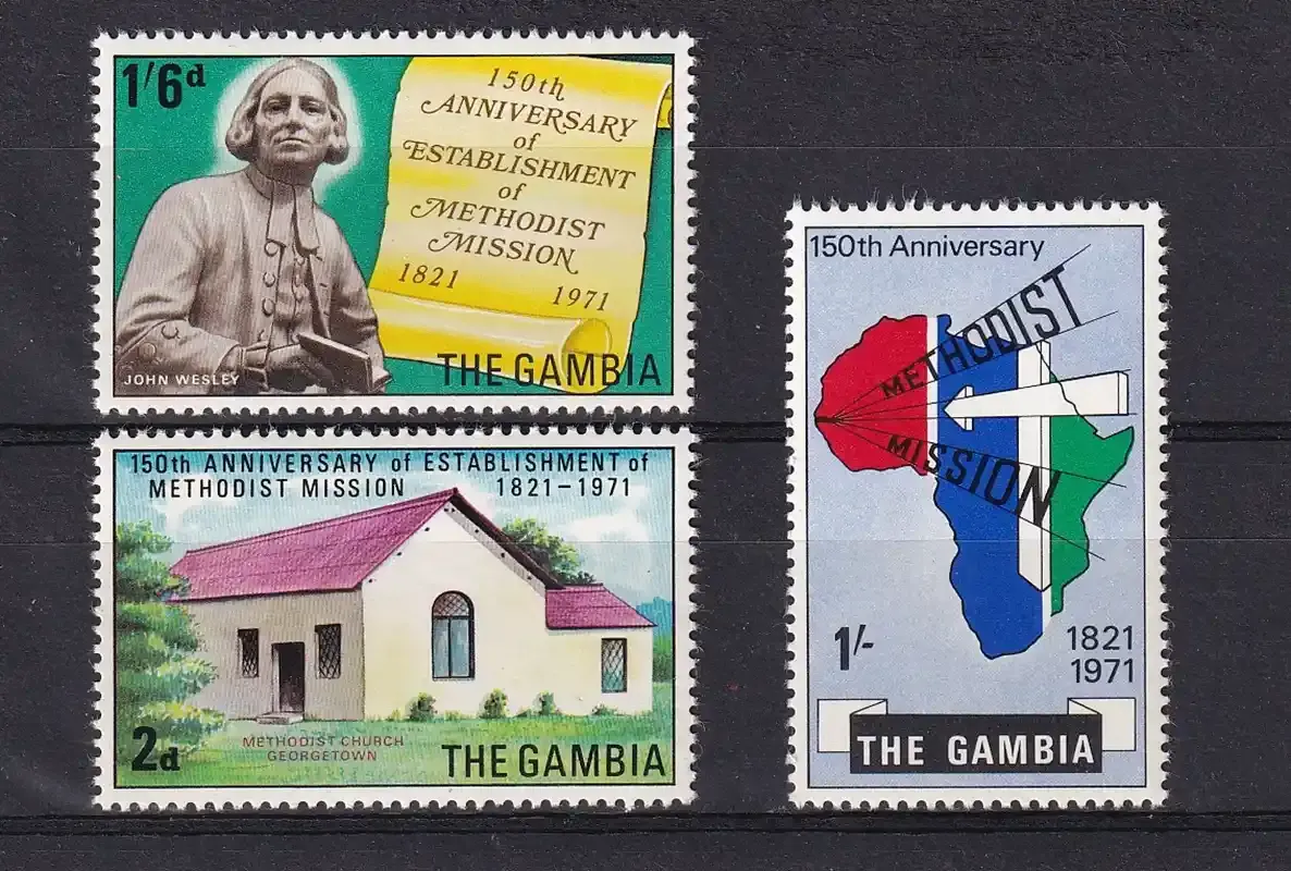 Gambia 1971 Methodist Mission-MNH(**) Gambia 1971 Methodist Mission-MNH(**)
