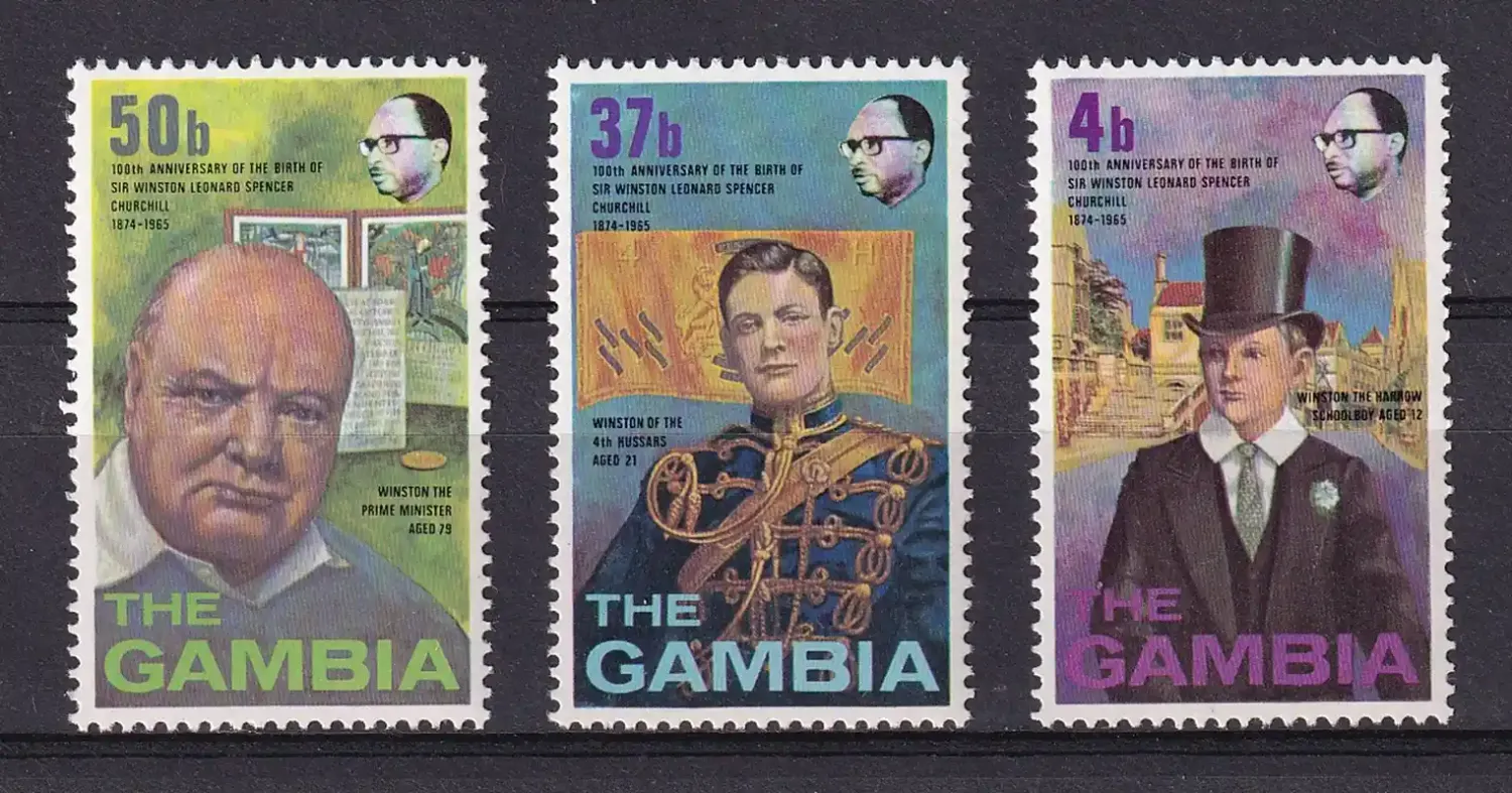 Gambia 1974 Churchill-MNH(**) Gambia 1974 Churchill-MNH(**)