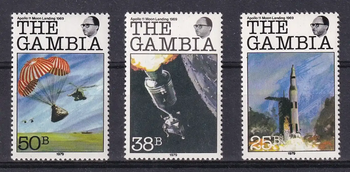Gambia 1979 Moon Landing/Apollo 11/10th Anniversary-MNH(**)