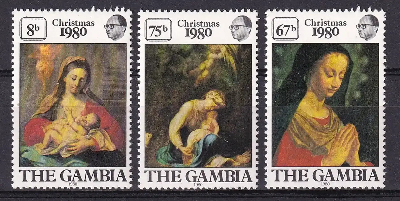 Gambia 1980 Christmas-MNH(**) Gambia 1980 Christmas-MNH(**)