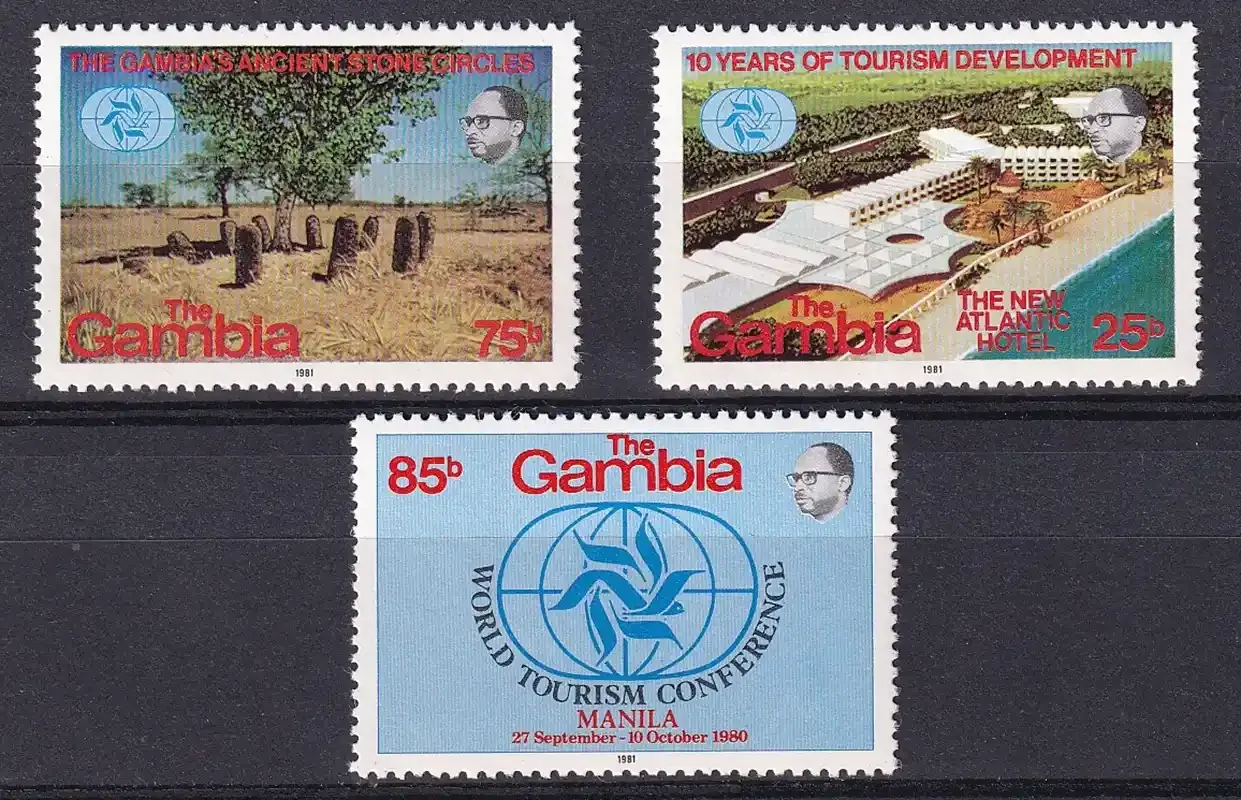 Gambia 1981 World Tourism Conference, Manila (1980)-MNH(**) Gambia 1981 World Tourism Conference, Manila (1980)-MNH(**)