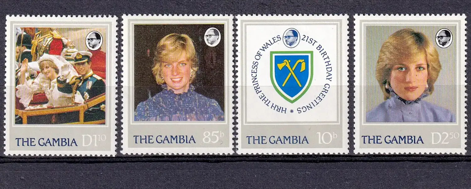 Gambia 1982 The 21st Anniv of the Birth of Diana, Princess of Wales-MNH(**) Gambia 1982 The 21st Anniv of the Birth of Diana, Princess of Wales-MNH(**)