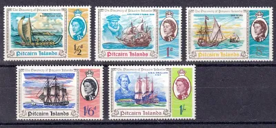 Pitcairn Islands 1967 The 200th Anniv of the Discovery of the Pitcairn Islands. MNH(**)