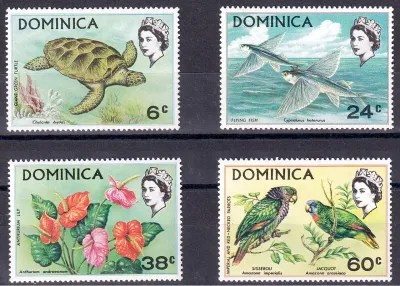Dominica 1970 Flora and Fauna-MNH(**) Dominica 1970 Flora and Fauna-MNH(**)